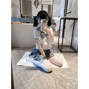 套装 基础款 学院百褶裙时尚 短袖 制服女日系一整套 水手服jk夏季
