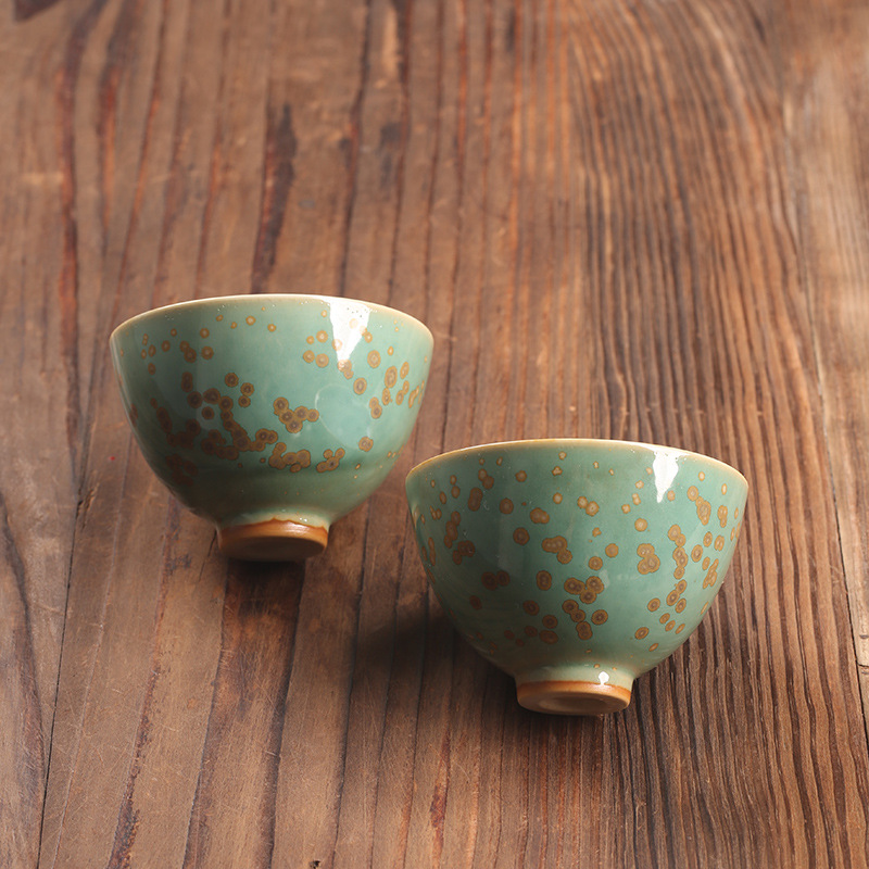 钧瓷窑变复古主人杯单个茶杯个人小杯子品茗杯女功夫茶具