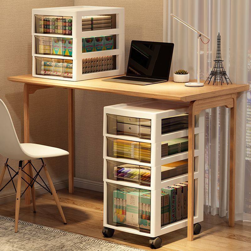 抽屉式文件柜/办公柜桌下收纳柜宿舍好物化妆品整理柜可移动小推