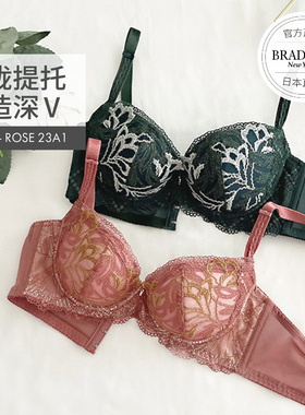 2阶段bradelis new york调整文胸侧收副乳圆盘胸聚拢内衣高定蕾丝