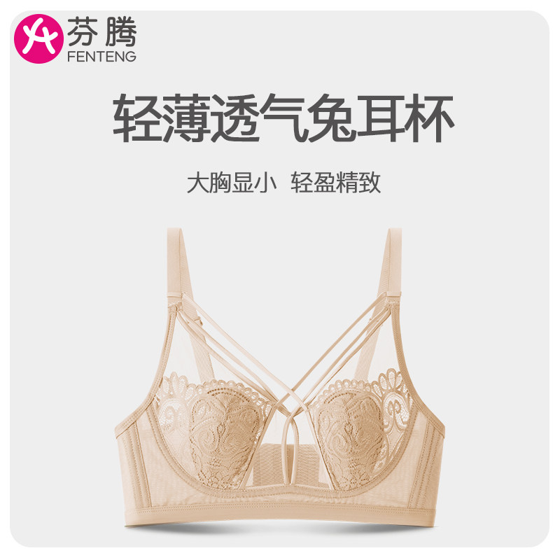 芬腾内衣女超薄款蕾丝大码聚拢收副乳防下垂软钢圈无痕性感文胸罩属于什么档次？