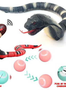 Smart Cat Toys Electric Tease Sensing Snake for Cats Interac