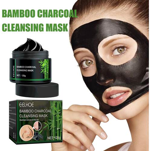 Bamboo Charcoal Blackhead Removing Tearing facial mask Shrin