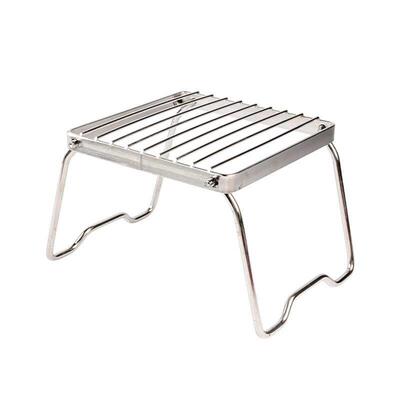 1 Pcs Outdoor Stainless Steel Stove Holder Camping Portable