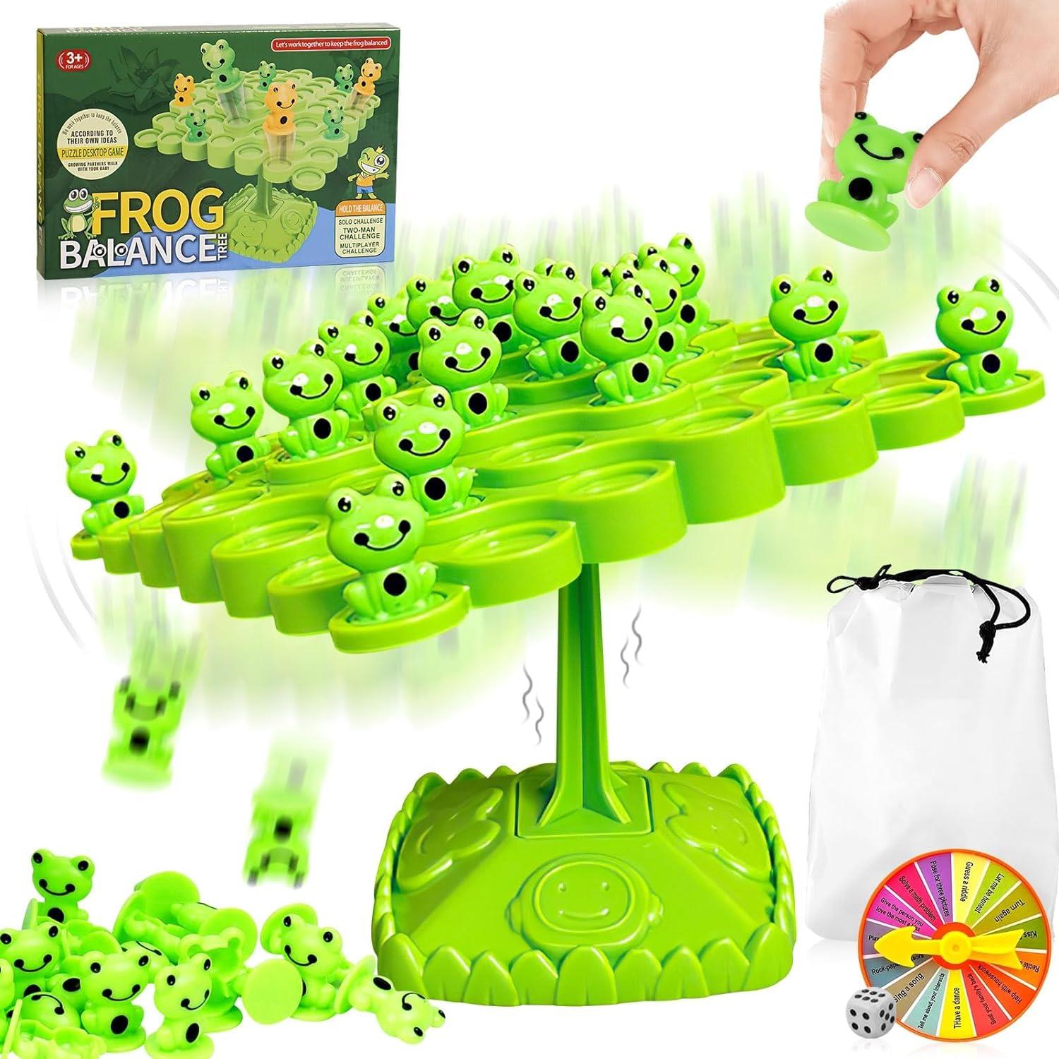 Frog Balance Board Game Two-Player Balanced Tree Desktop toy