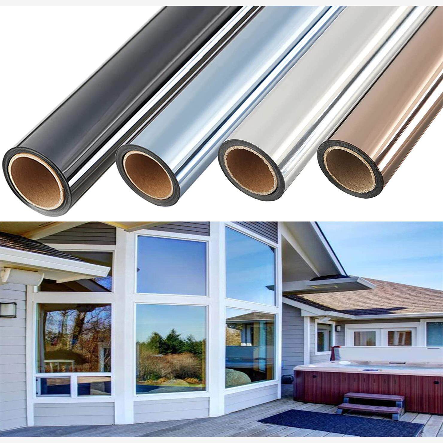 One Way Mirror Window Privacy Film Daytime Anti UV Sun Block