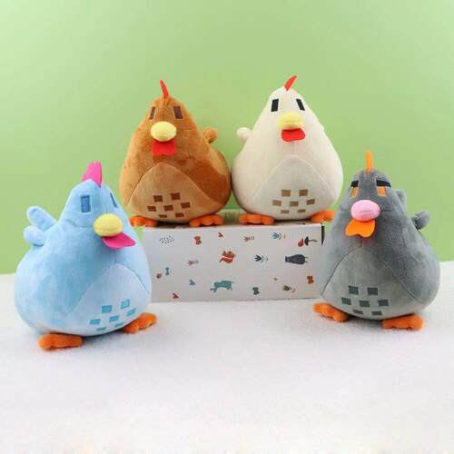 20cm Stardew Valley Chicken Pillow Plush Soft Stuffed Animal