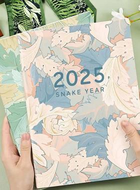 2025 Calendar Planner Notebook A4/A5 Day/Week/Year Agenda Pl