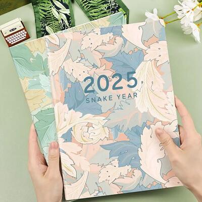 2025 Calendar Planner Notebook A4/A5 Day/Week/Year Agenda Pl