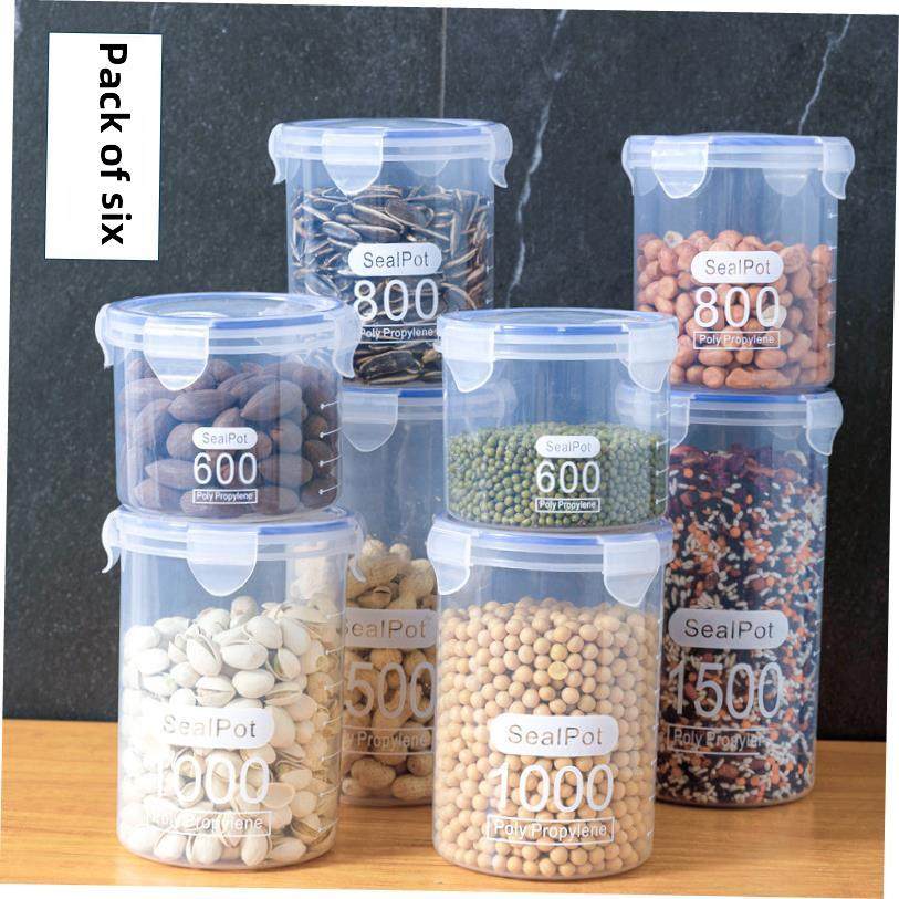 Airtight Kitchen Storage Jar Sealed Food Container Gra密封罐