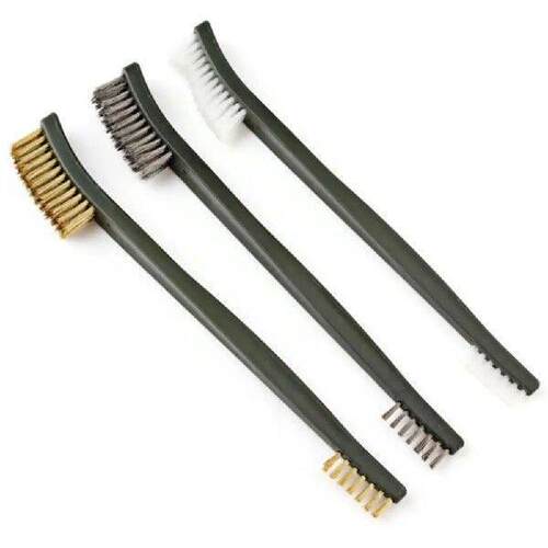 3pcs 17 Cm Mini Stainless Steel Remove Rust Cleaning Brush