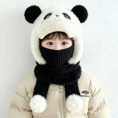 儿童帽子秋冬季加绒加厚男女童