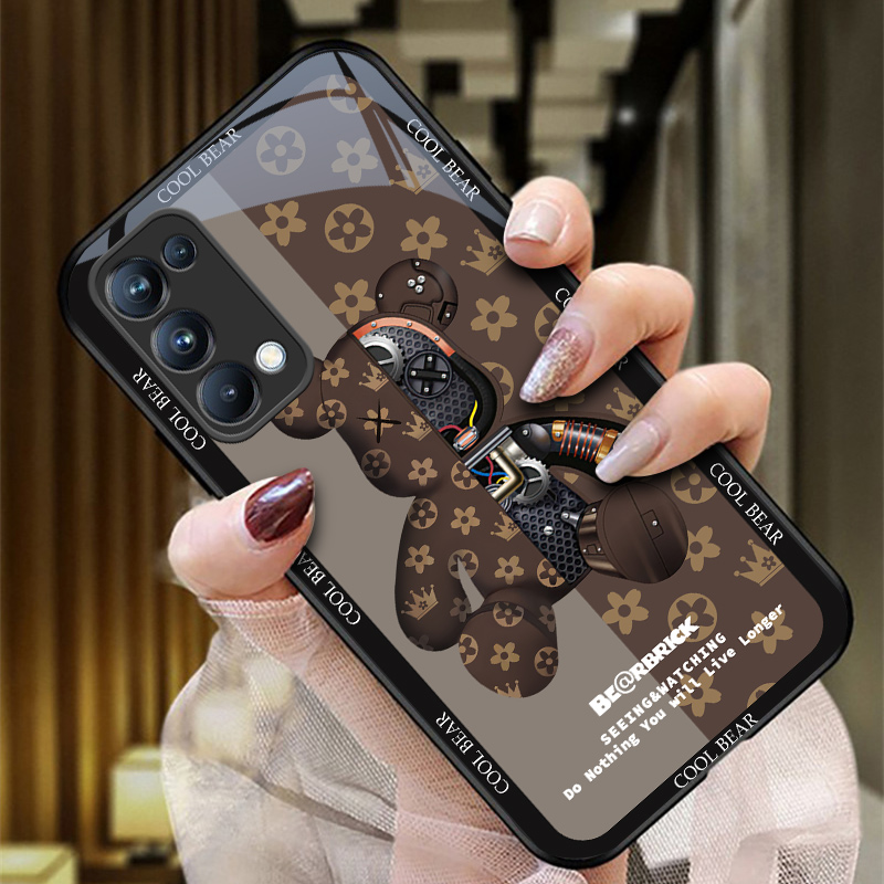 适用oppoReno5k手机壳PEGM10手机套OPPO的保护套5G新款Reno5K防摔硅胶男女款玻璃可爱软壳硬壳高级感超薄全包