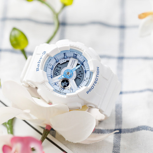 卡西欧学生防震运动风电子表