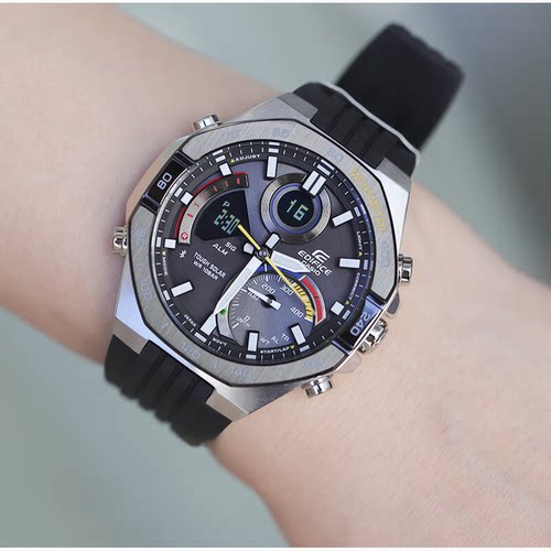 卡西欧休闲赛车手表男