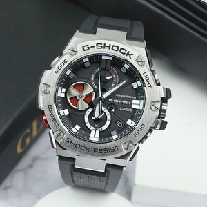 卡西欧钢铁之心g-shock太阳能手表男GST-B100-1A/B400-1A运动防水