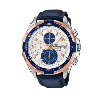 卡西欧海洋之心EFR-539L-7C黑暗之心限量黑钢非机械石英表男表