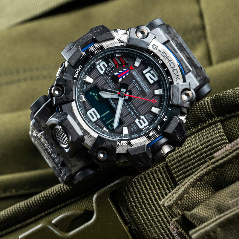 卡西欧大泥王g-shock丰田联名太阳能电波手表男gwg-2000tlc-1a