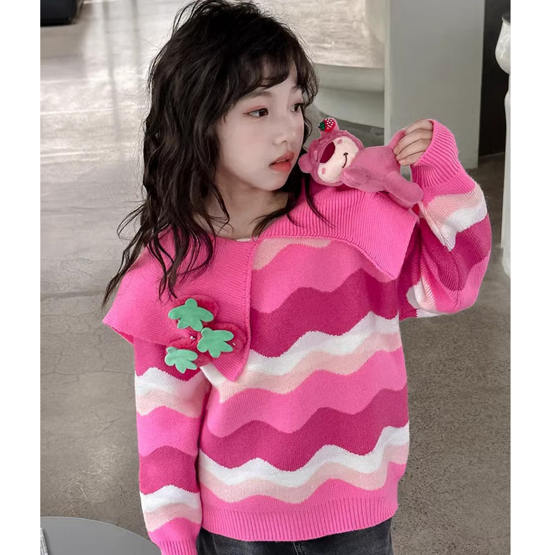 毛衣女童加绒儿童洋气