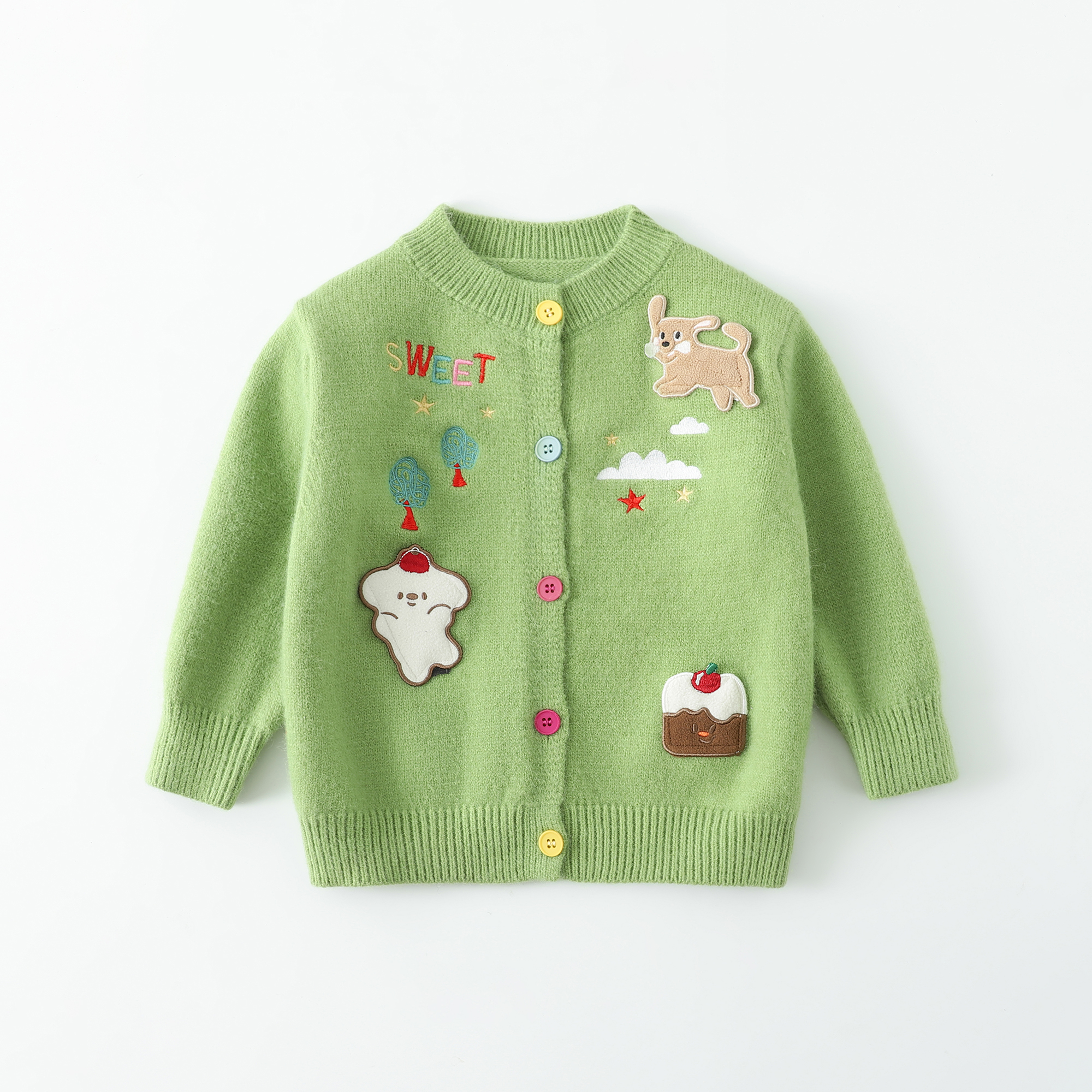 2025儿童针织衫秋装宝宝毛衣开衫男童外套秋季新款女童洋气童装