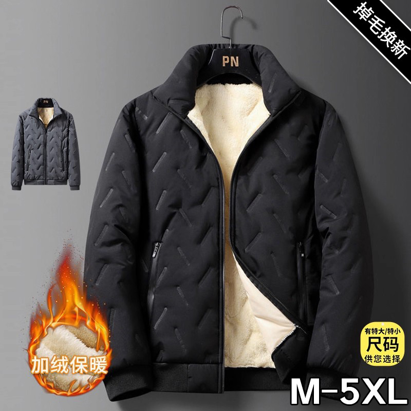 棉衣外套男2025冬季新款加绒加厚