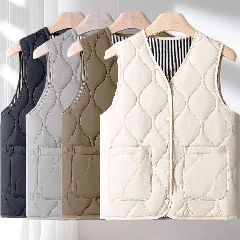 羽绒棉马甲女内搭秋冬新款