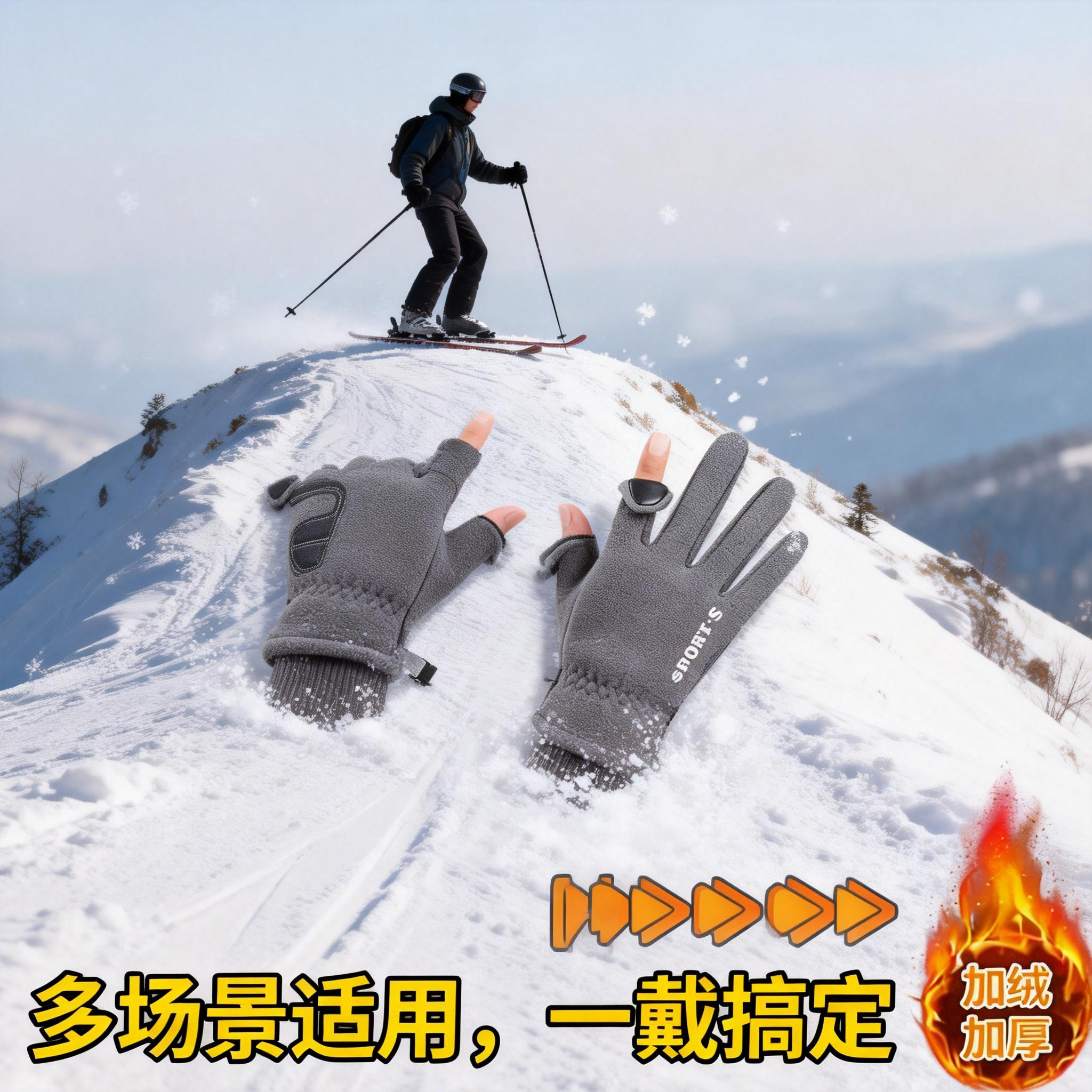 冬季手套防风防水可触屏情侣男女士冬天骑行滑雪运动加绒防寒保暖,户外/登山/野营/旅行用品,滑雪手套,淘宝优惠券,粉丝福利购,淘宝优惠卷