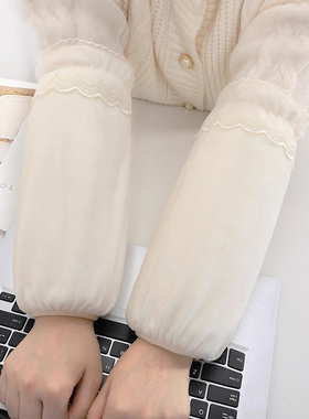 长款袖套套袖女款上班袖头护袖袖套女2025新款冬袖套长款护袖女