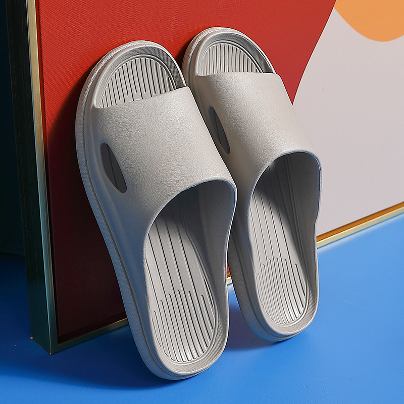 踩屎感拖鞋男夏季防臭家居室内家用静音浴室防滑耐磨软底男士凉拖