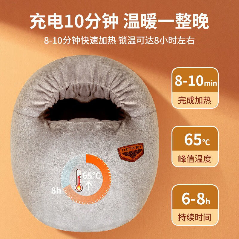 静闲居暖脚宝不插电暖脚器床上暖脚神器男女可拆洗电热宝电暖鞋家