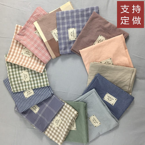 定制棉质单人枕套48x74大号适宜60*90棉质超大枕头套51x91加大纯