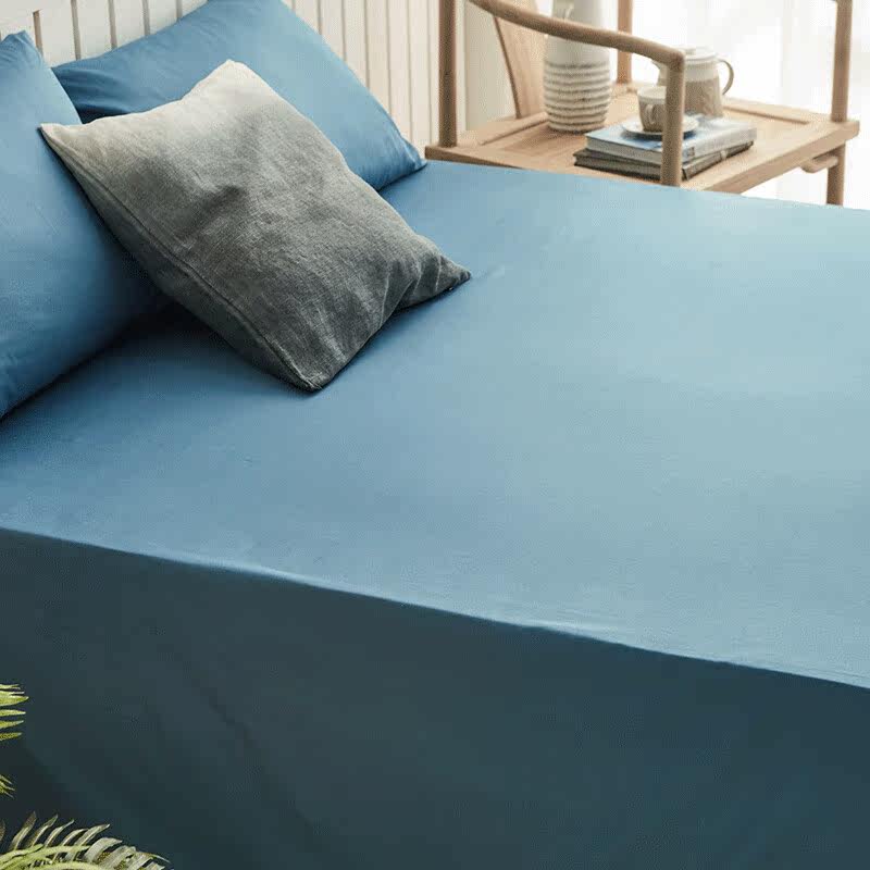 大朴家纺A类床笠60支高支高密纯棉缎纹床笠纯色床品DAPU床垫罩淡