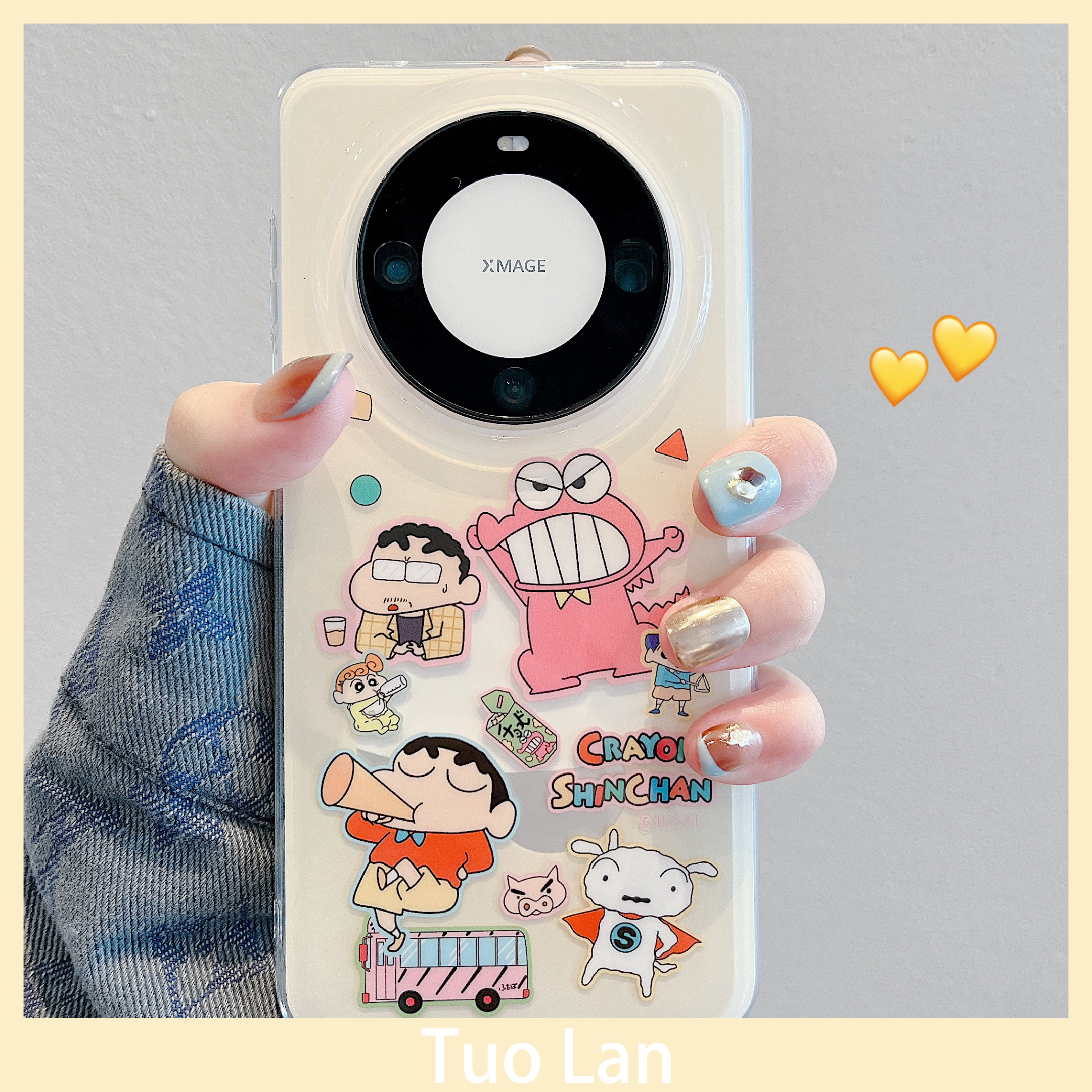 适用华为mate60pro可爱保护壳