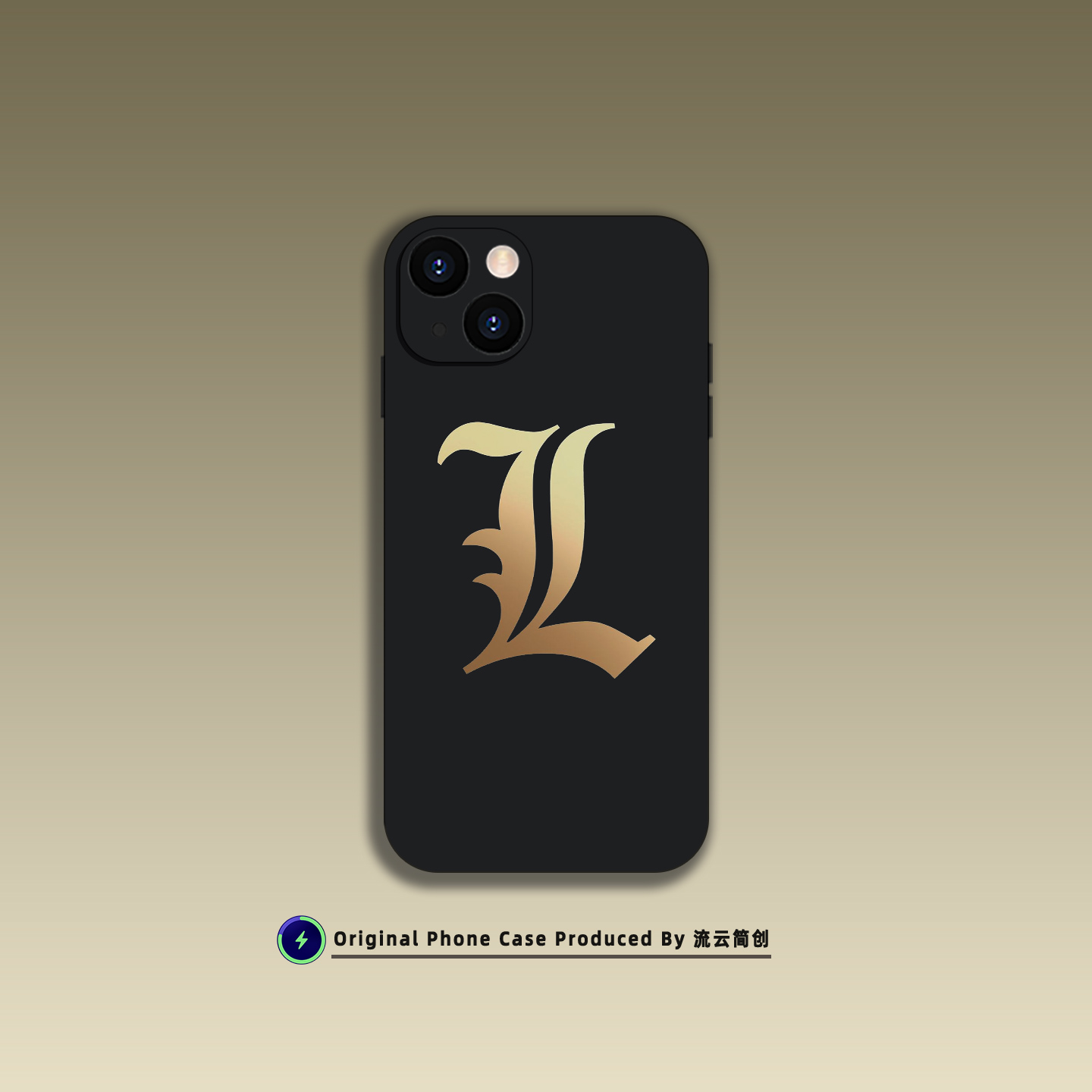 死亡笔记L个性手机壳适用苹果16小米15/14华为VIVO防摔液态硅胶OPPO红米K90动漫二次元Air磁吸iPhone17ProMax