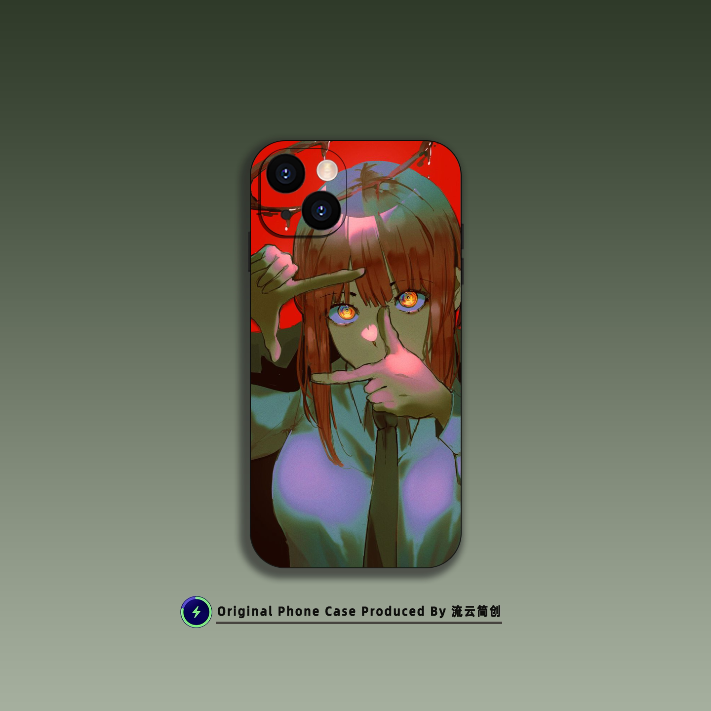 电锯人玛奇玛手机壳适用苹果16小米15华为Air日系动漫艺术VIVO液态硅胶14红米K80透明OPPO磁吸iPhone17ProMax