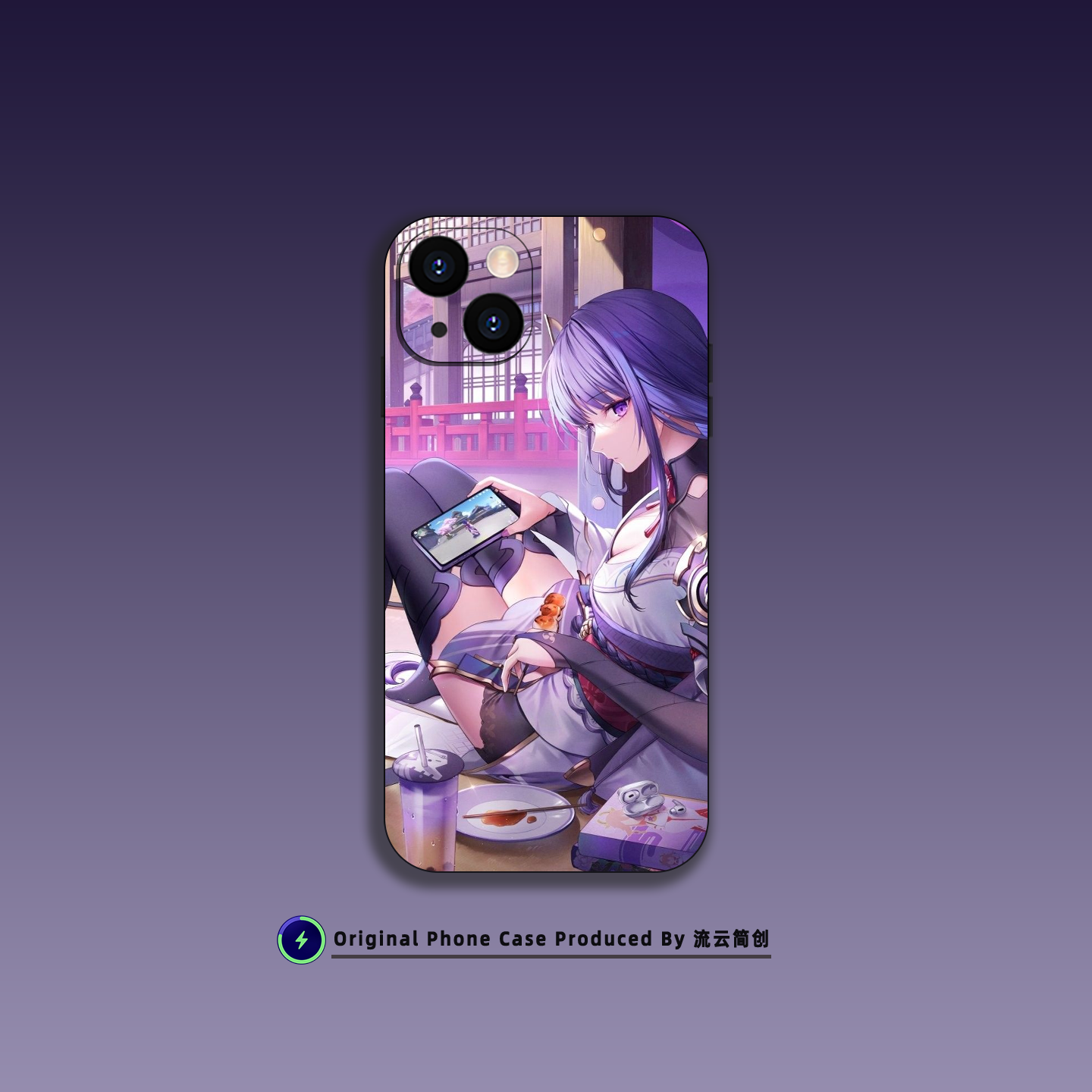 御姐雷神原神手机壳适用苹果16小米15华为Air动漫个性VIVO液态硅胶14红米K90透明OPPO降解磁吸iPhone17ProMax