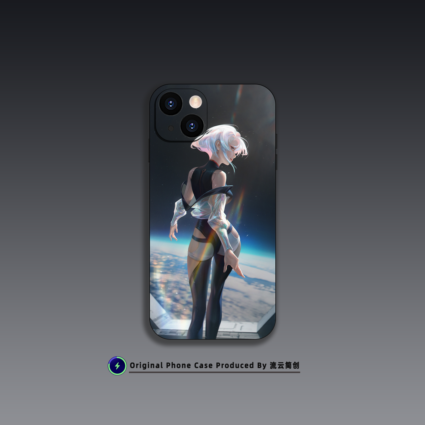 赛博浪客露西手机壳适用苹果16小米OPPO个性艺术15红米K80华为VIVO液态硅胶14透明Air磁吸iPhone17ProMax动漫