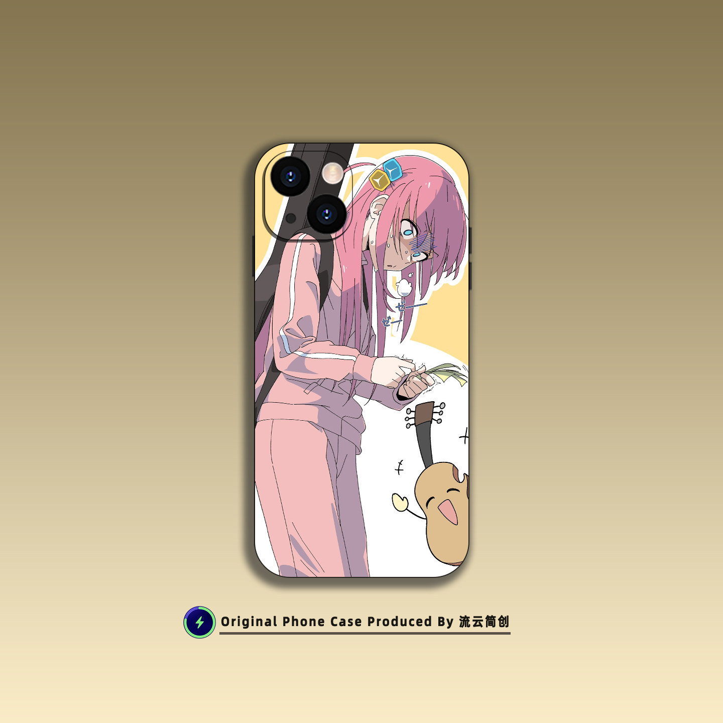 搞怪孤独摇滚少女手机壳适用苹果16小米OPPO个性动漫15红米K90华为VIVO液态硅胶14透明Air磁吸iPhone17ProMax