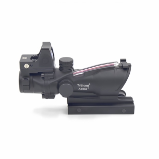 真光纤ACOG小海螺带RMR倒三角4x32高清放大镜金属弓弹拍照