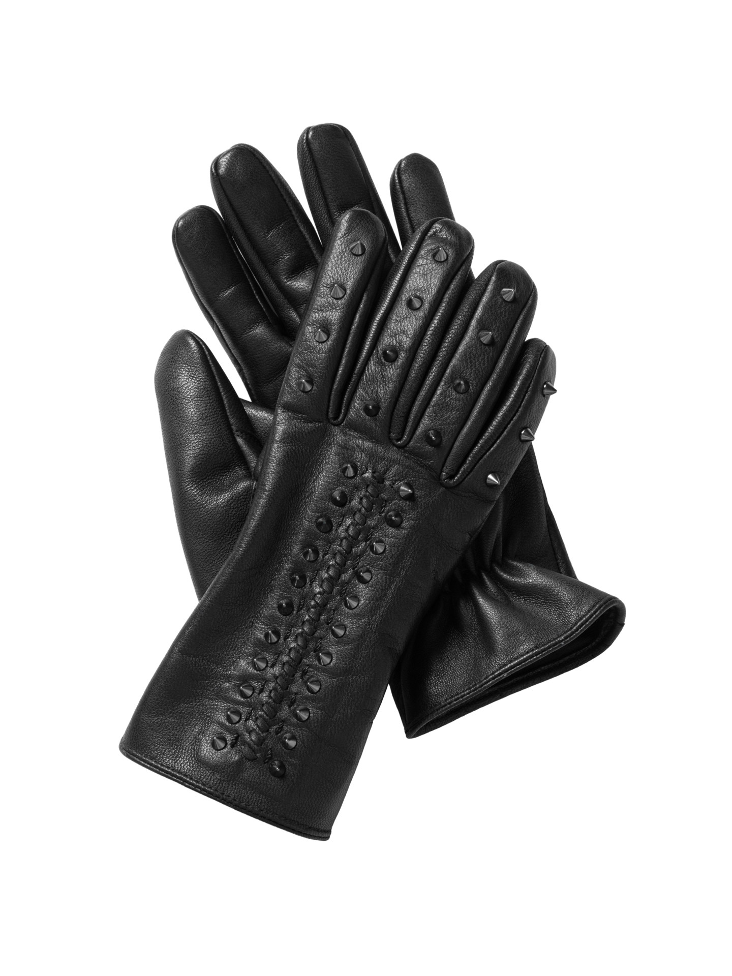 FRKM SCD F/W26 Goatskin Durable Niche Avant-garde High-End Dark Punk Studded Genuine Leather Gloves