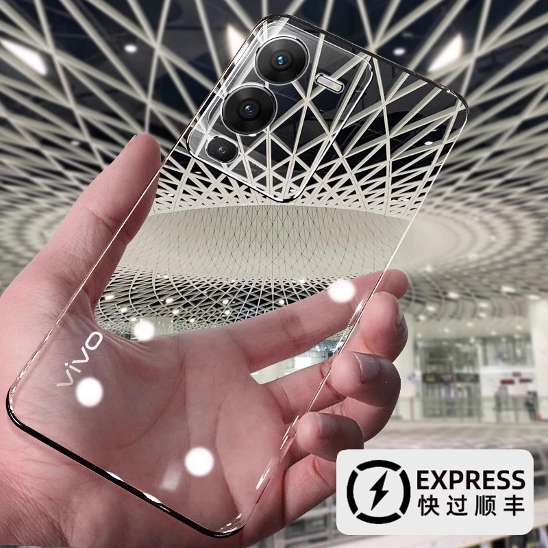 适用vivos16超薄透明无边框外壳