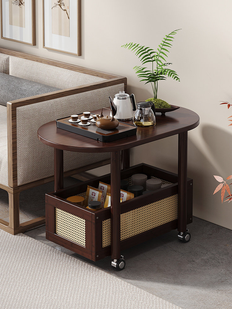 可移动边几客厅沙发边柜侧柜推车茶几小桌子置物架收纳桌小茶水桌