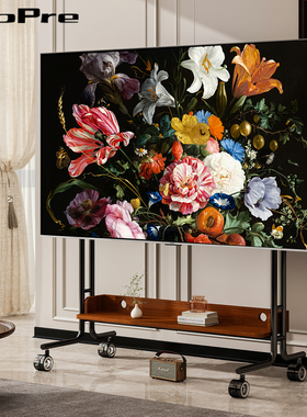 propre电视机可移动支架大屏落地艺术推车适用于tcl创维85 100寸