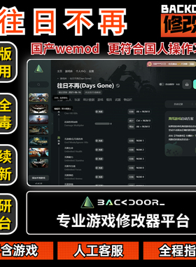 往日不再修改器Steam正版EPIC辅助工具不含游戏后门backdoor