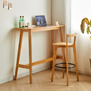 吧台家用北欧靠墙高脚吧台桌小户型客厅小吧台隔断阳台靠窗桌