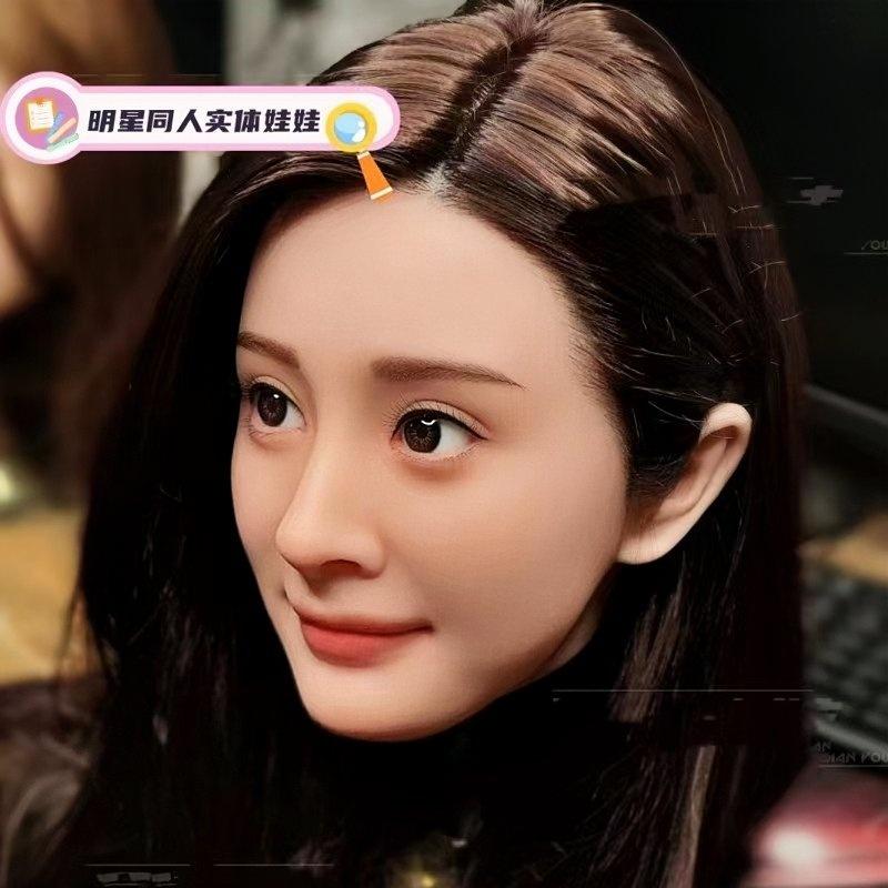 软硅胶头雕仿真娃娃头模