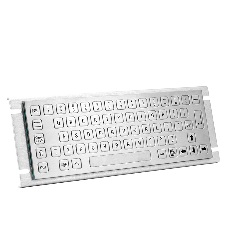 直销中 嵌入式64平键全金属键盘 户外、工业键盘