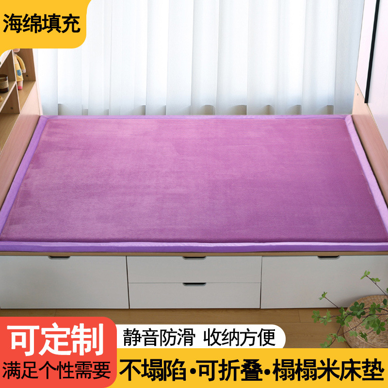 日式榻榻米垫炕垫子农村土炕毡子防滑床垫床褥坐垫地垫可折叠