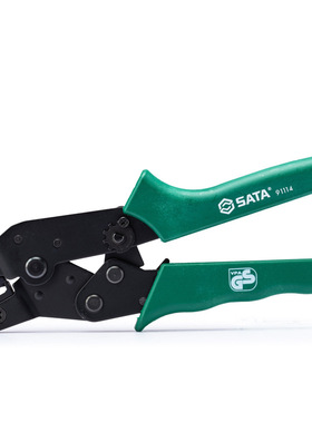 世达91114压线钳绝缘YO端子压著钳棘轮冷压接钳0.25-2.5mm2