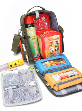 博立达AED包便携医药包车载应急包家庭消防背包个人防护用品包